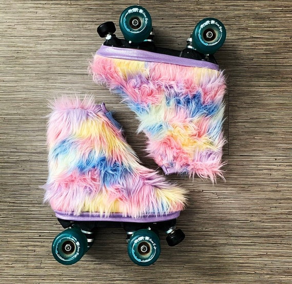 Funfetti Roller Skate Cover Roller Blade Cover Fur Skate Etsy