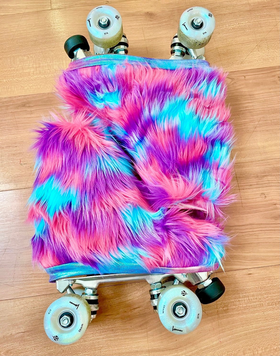 Caleidoscoop Roller Skate Cover Roller Blade Cover Fur Skate Etsy