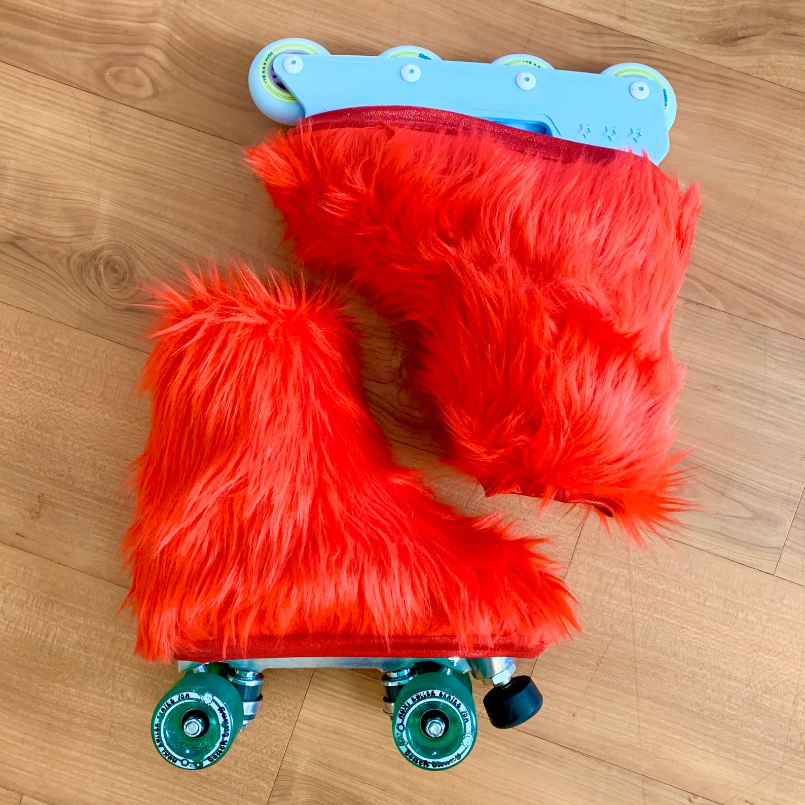 Cherry Bombs Roller Skate Cover Roller Blade Cover Fur Skate Etsy
