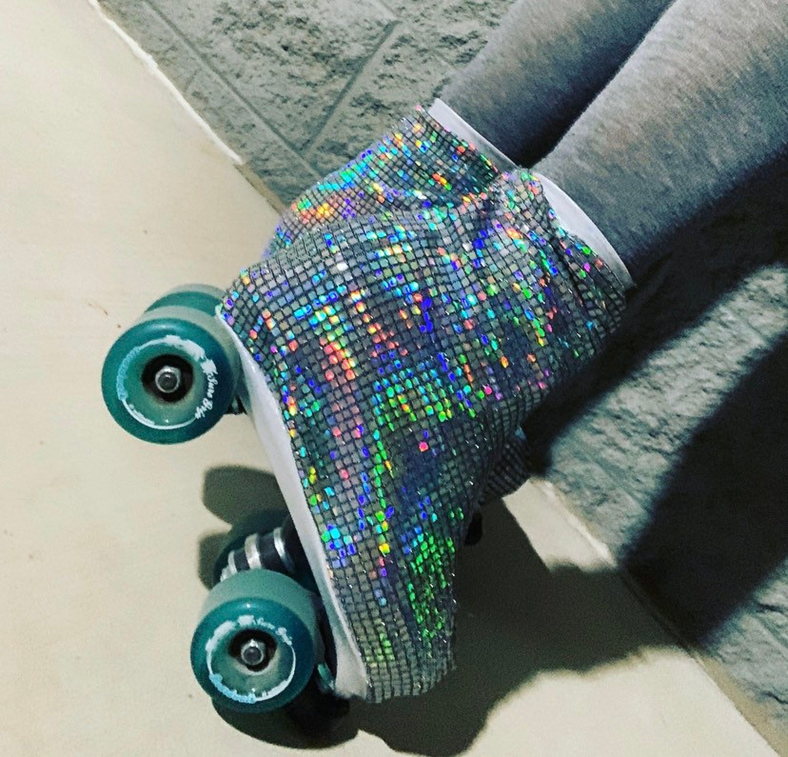 Disco Ball Roller Skate Cover Roller Blade Cover Fur Skate Etsy