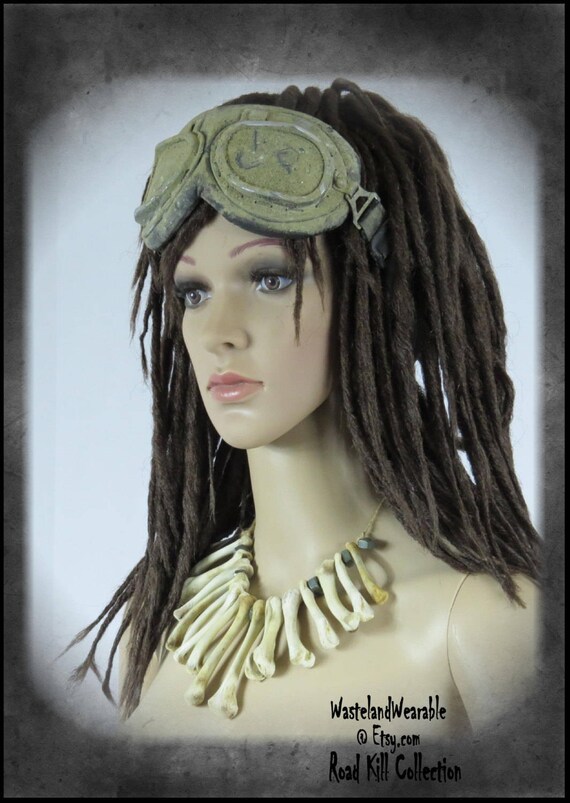 Bone Necklace Post Apocalyptic Necklace Mad Max Necklace Etsy