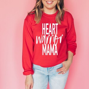 Heart warrior mama original unisex sweatshirt