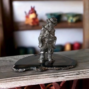 Pewter Miniature Clown Figurine