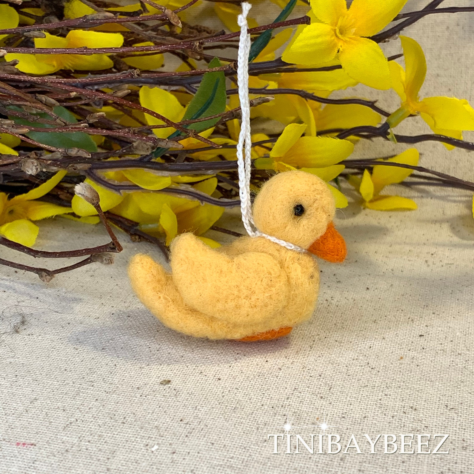 Easter Chick Ornamentduckling Ornamenteaster Etsy