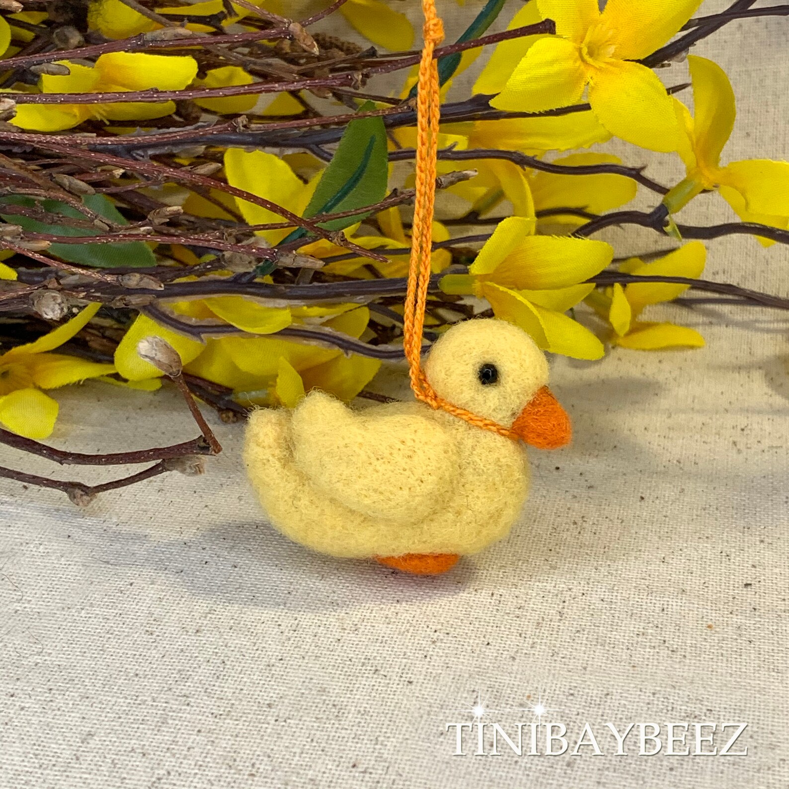 Easter Chick Ornamentduckling Ornamenteaster Etsy