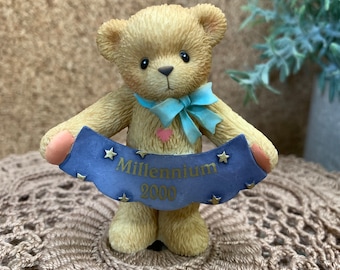 Vintage Collectible Teddy Bear by Priscilla Hillman “Millennium Teddy“