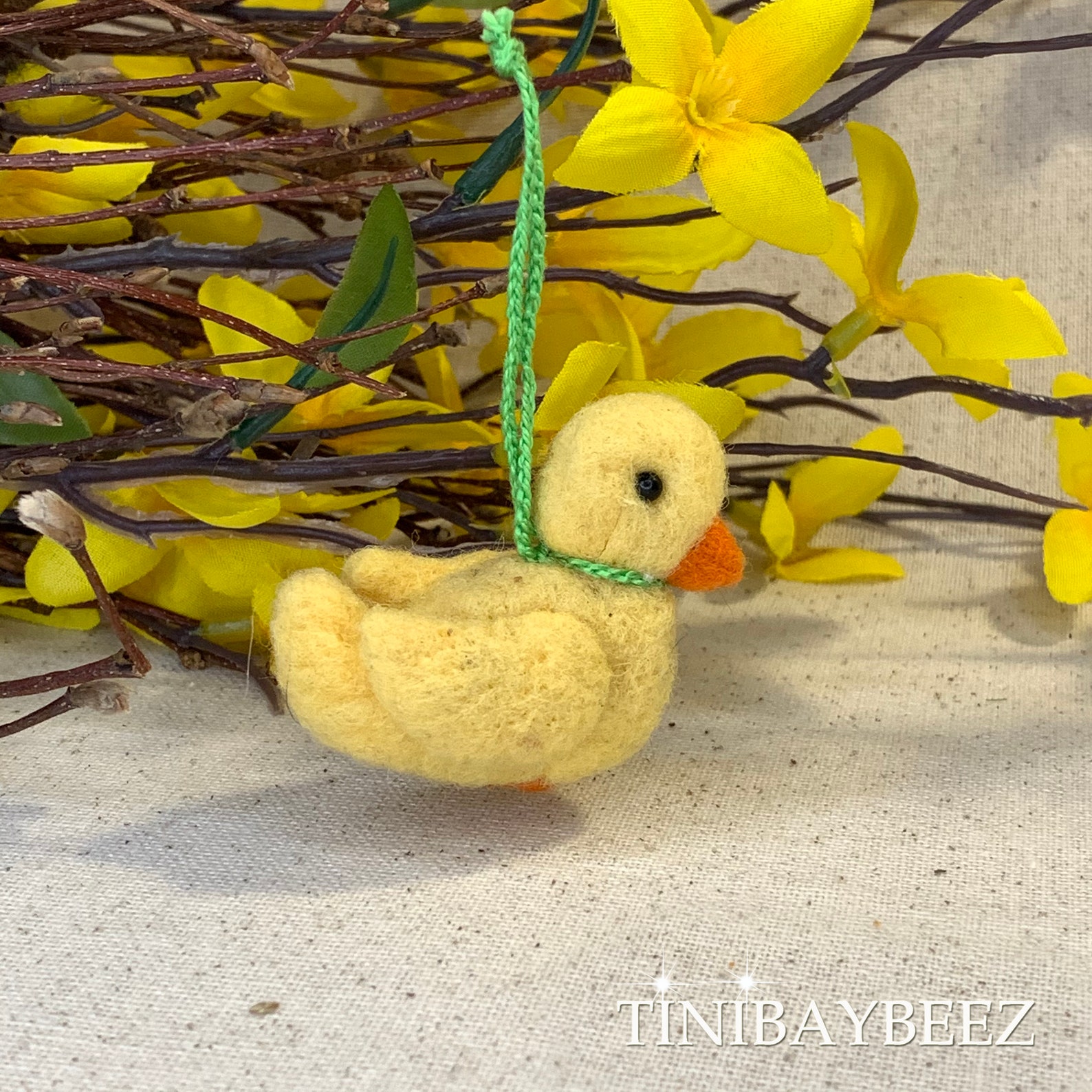 Easter Chick Ornamentduckling Ornamenteaster Etsy