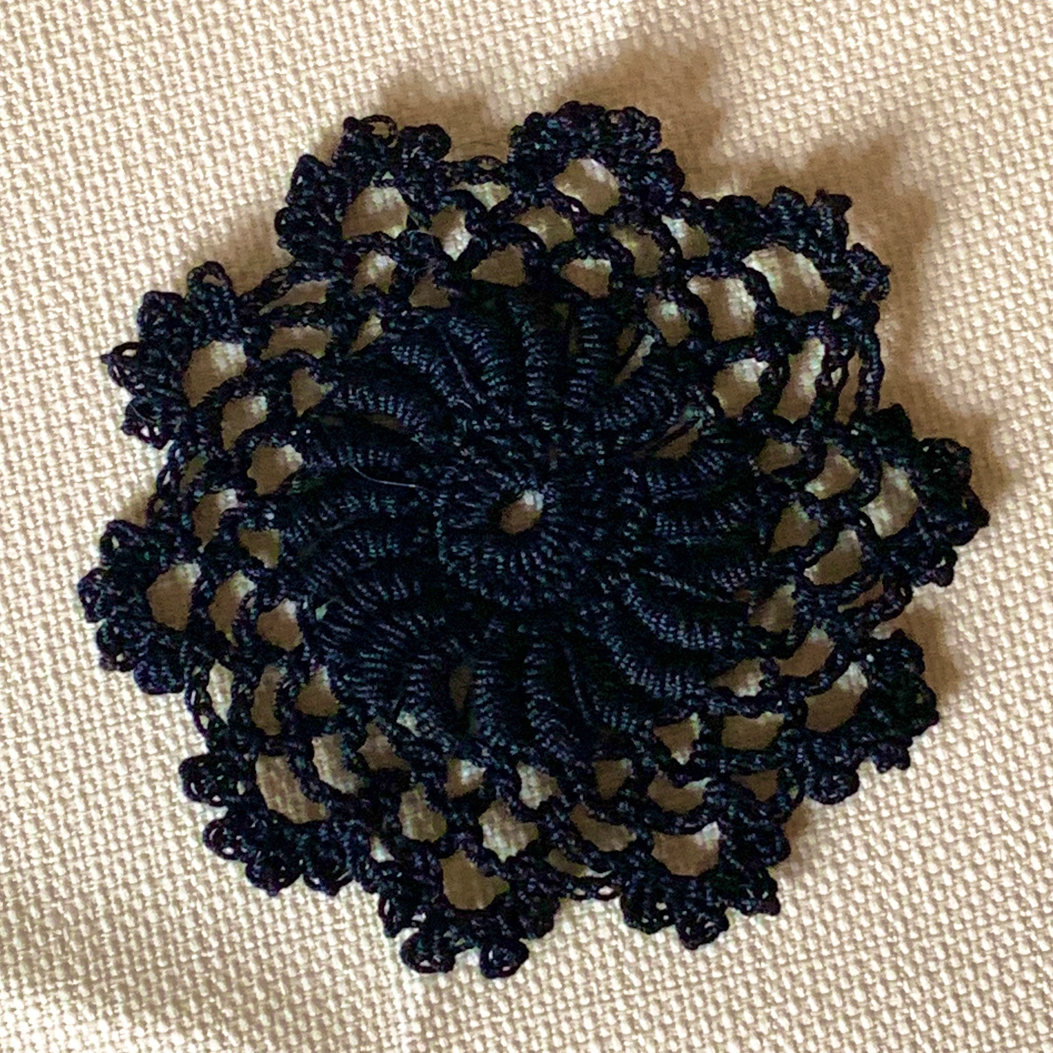 Set of 6 Country Blue Mini Doilies -cotton Doily-craft Doily-country ...