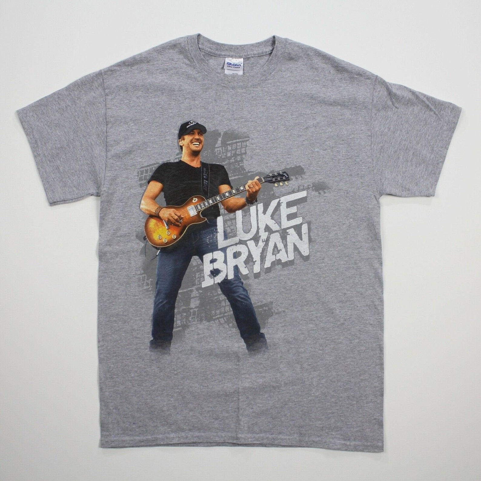 Vintage Luke Bryan Concert Tour TShirt Gray Short Sleeve Shirt Etsy