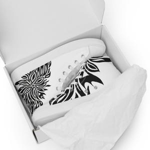 Men’s High Top Canvas Shoes Egyptian Lotus Collection