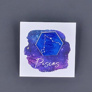 My Sky - Un mapa estelar - Constelación del zodiaco Pequeños pines esmaltados perlados