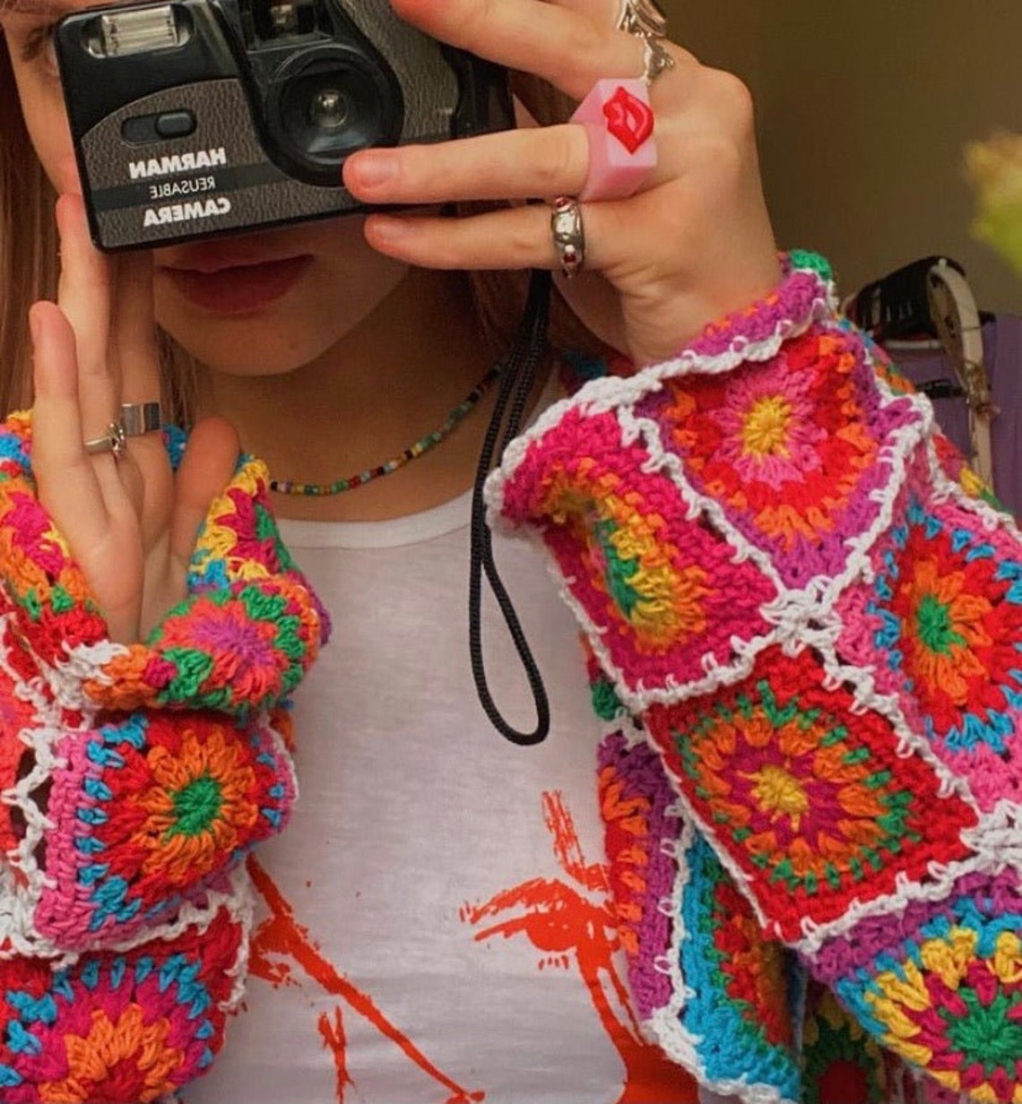 Tutti Frutti Crochet Cardi
