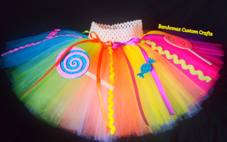 candy costume sweet shop tutu Candy tutu glow tutu lollipop costume cake smash lollipop tutu candyland tutu BanAnnaz Custom Crafts