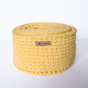 Crochet Pattern Harmonize Home Decor Basket Set image 8