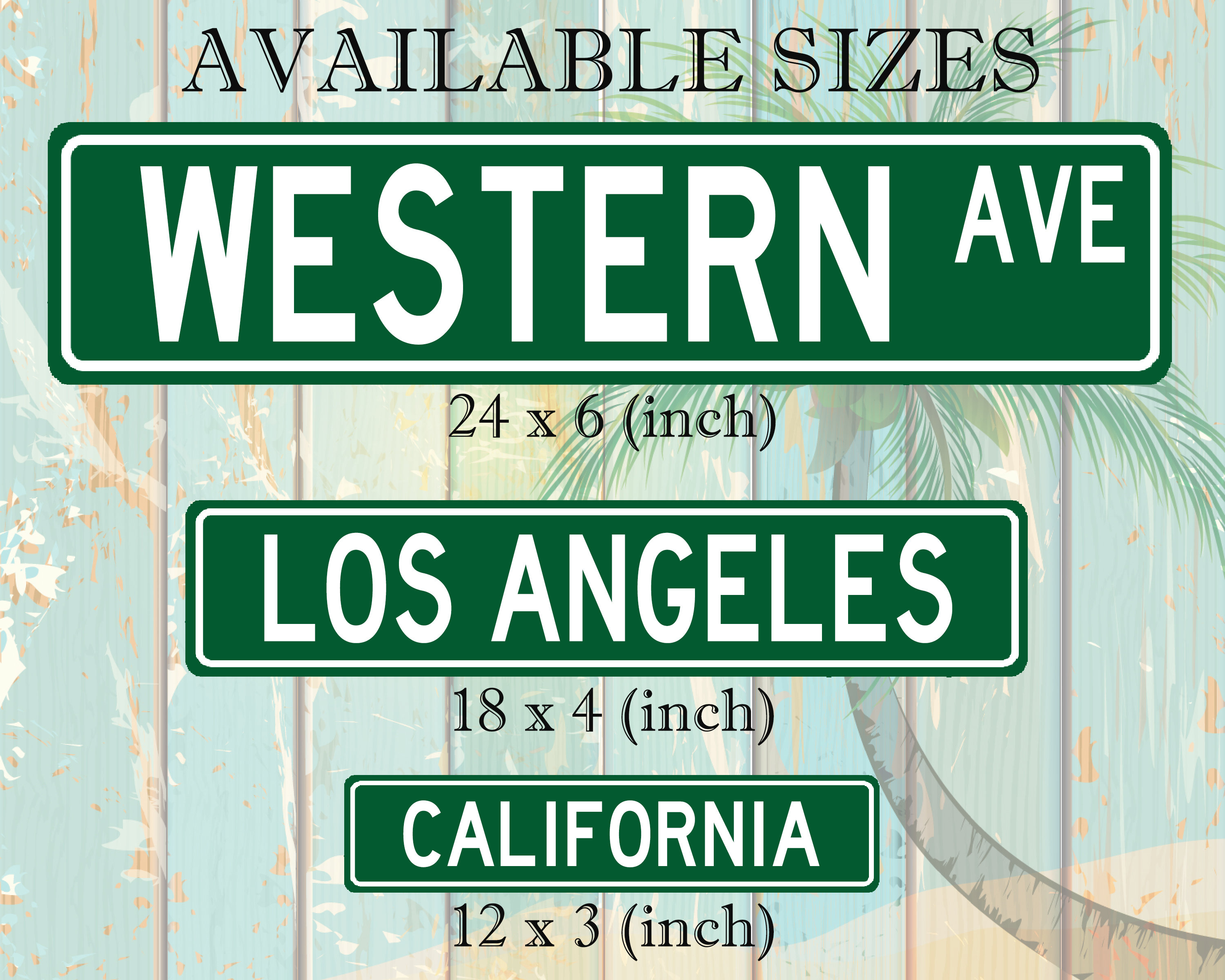 Street Sign | Custom Street Sign | Vintage Design | Personalized Metal ...
