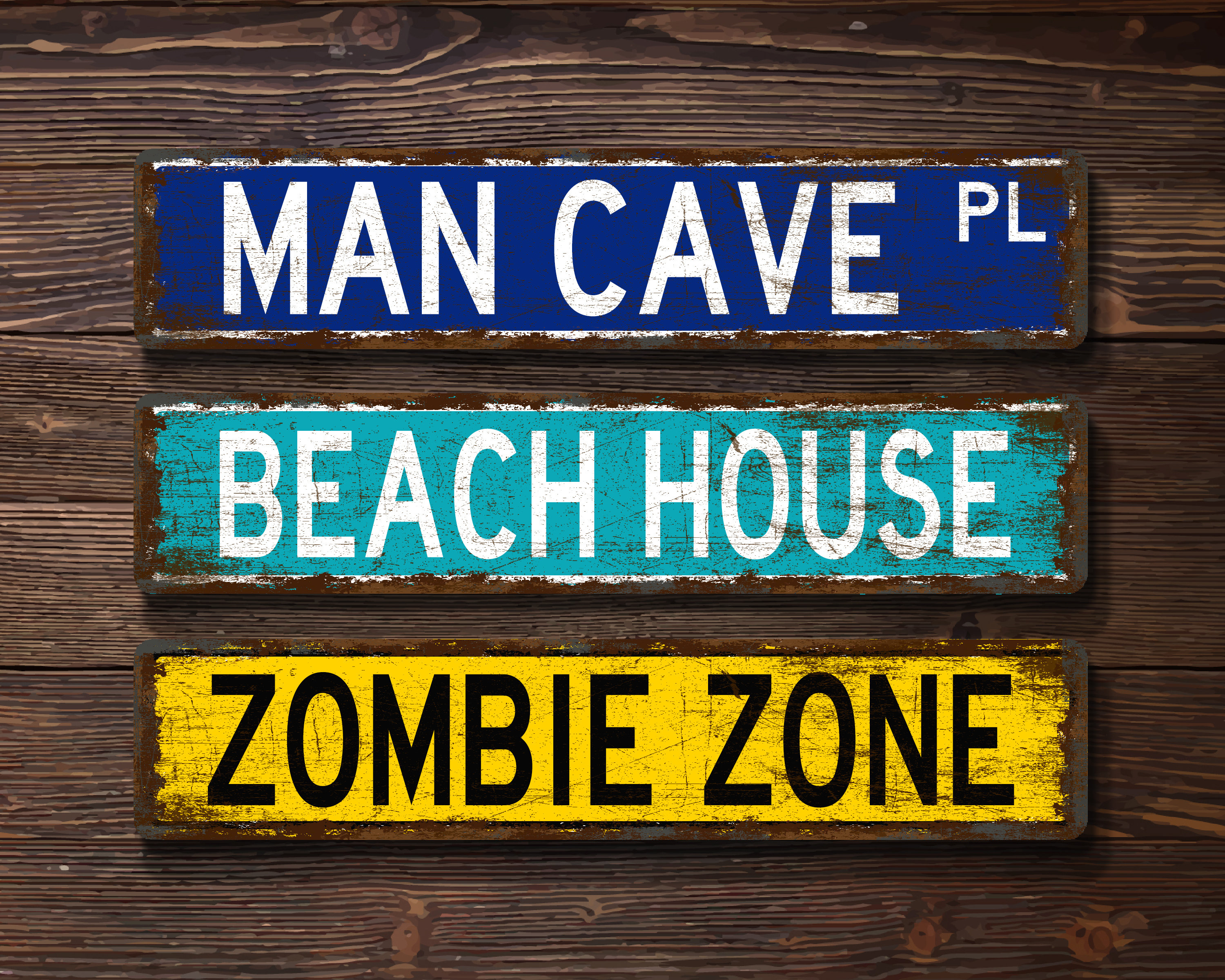 Street Sign | Custom Street Sign | Vintage Design | Personalized Metal ...