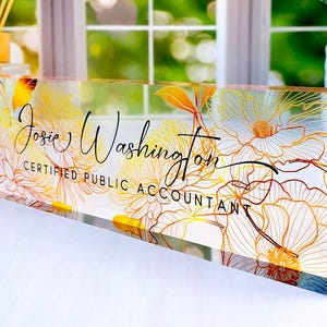 Personalised Desk Name Plates