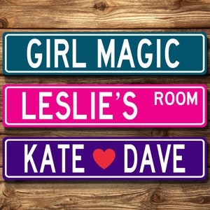 Girls Room Decor, Personalized Girls Room Sign, Girls Bedroom Decor, Custom Girl Name Sign, Kids Bedroom Sign, Girl Room Wall Decor, ACW01