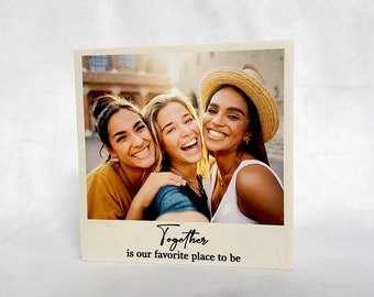 Custom Photo on Baltic Poplar Wood | Personalized Picture Frame