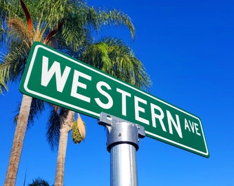 Custom Street Sign, Metal Street Sign, Personalized Street Sign, Make Your Own Street Sign, Custom Street Sign, Vintage Name Sign, ACW01