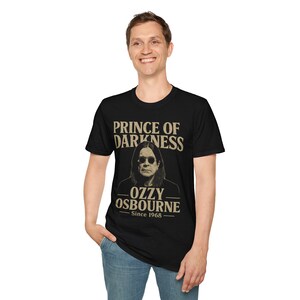 Ozzy Osbourne &quot;Prince of Darkness&quot; T-Shirt - Vintage Rock Band Tee