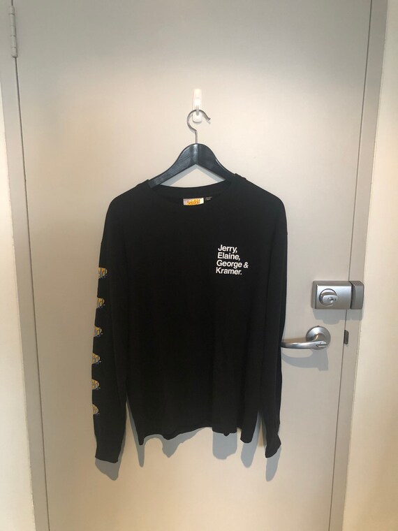 Seinfeld vintage long sleeve shirt with logo and j