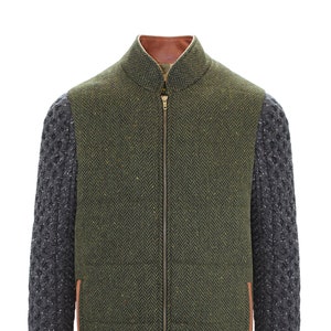 Blouson tweed homme 2025