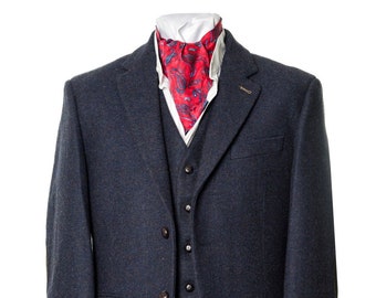 Blazer/Veste Professionnelle Old Navy - Taille Small - Tweed Bleu - Doublé - Occasion Très Bon État