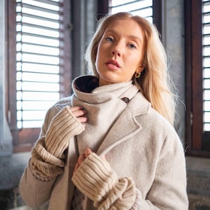 Women&#39;s Alpaca Snood | Luxury Ladies Alpaca Wool Winter Snood | Winter Scarf Women | Snood Women | Winter Accessories | Neckwarmer Wool