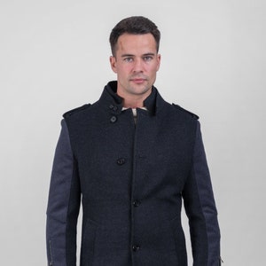 Tweed Celta | Casaco de Lã Verde Masculino | Casaco de Luxo Feito à Mão | Casaco de Inverno Masculino | Presentes Irlandeses | Presentes para Ele | Presentes Masculinos | Roupas Vintage