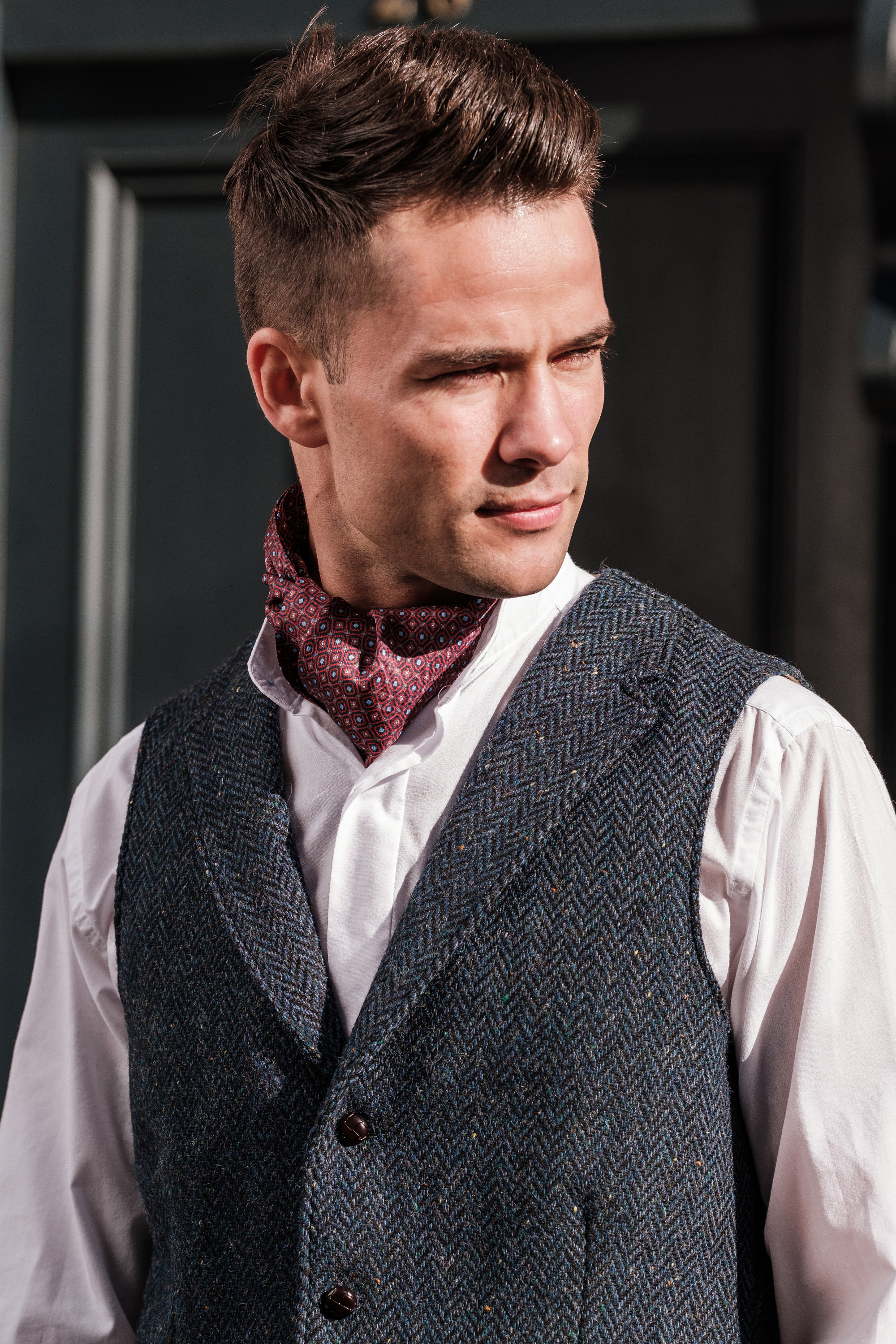 Harris Tweed Vest - Etsy
