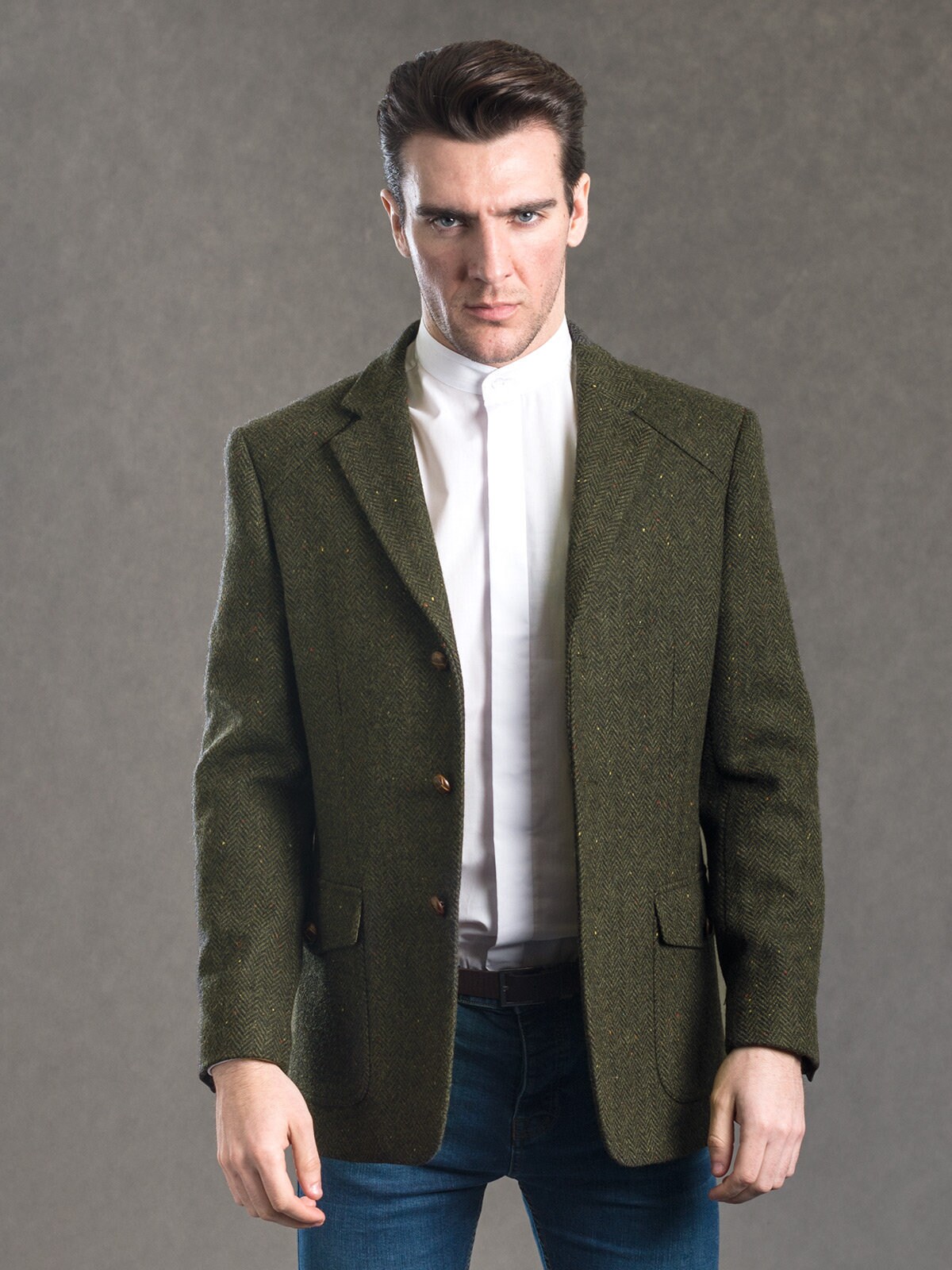 Irish tweed jacket mens deals