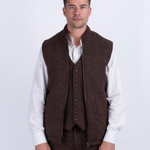 Gilet Tweed - Etsy