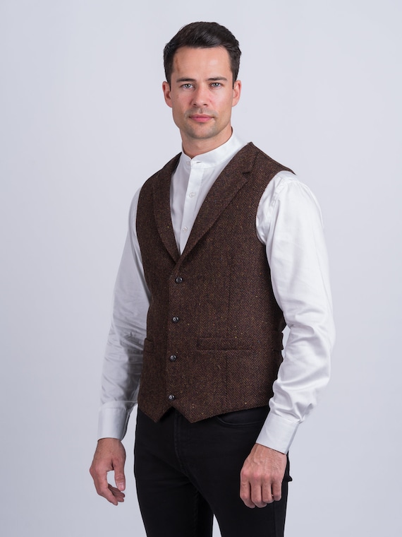 Herringbone waistcoat deals