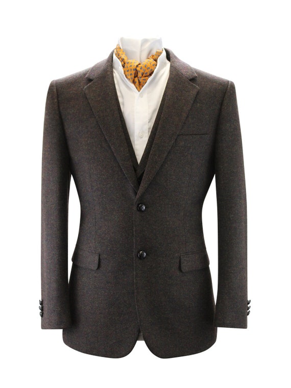 O'ceallaigh Men' Peat Felt Tweed Jacket 