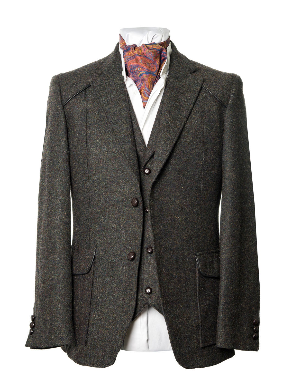 ♡　EAPHI WOOL TWEED JACKET gray EAPHI WOOL TWEED JACKET gray