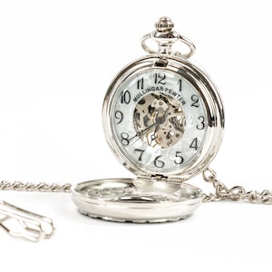 Mechanical Pocket-watch | Pewter Pocket-watch with chain