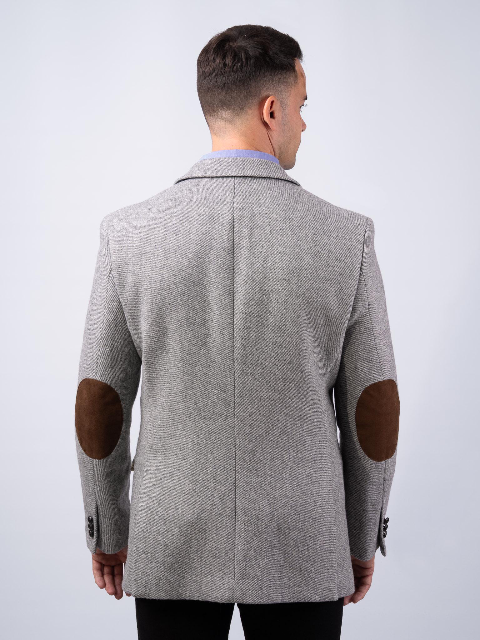 Celtic Tweed | Light Grey Classic Fit Tweed Jacket | Mens Tweed