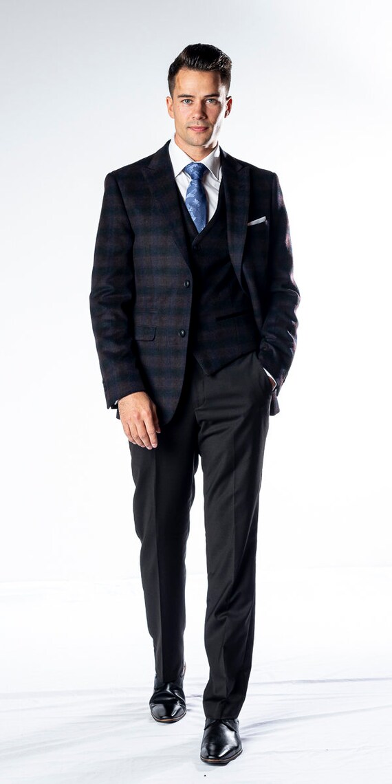 Burgundy tweed waistcoat cheap