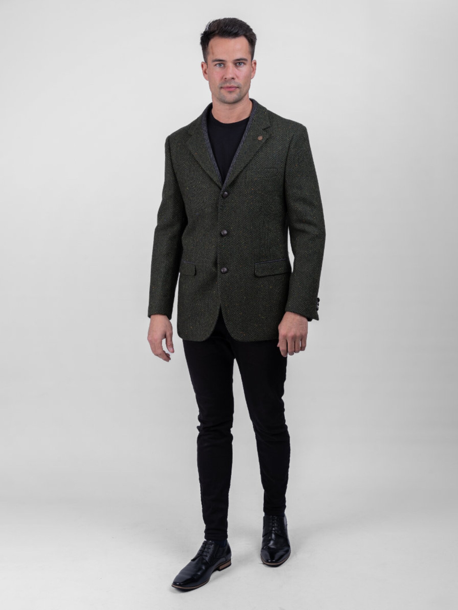 Casement Green Tweed Classic Fit Jacket Men's Blazer Etsy