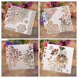 DIY Layering Stencils Painting Scrapbook Coloring Embossing Album Decorative Card Template