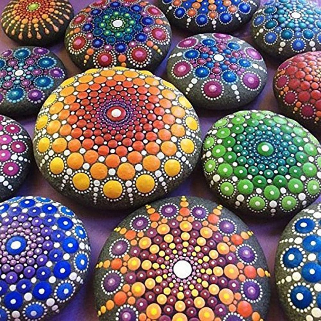  53PCS Mandala Dotting Tools Set for Painting Rocks,Mandella Art  and Drafting Art Supplies