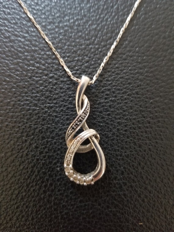 CP734 Diamond Slide Pendant in Sterling Silver With Sterling