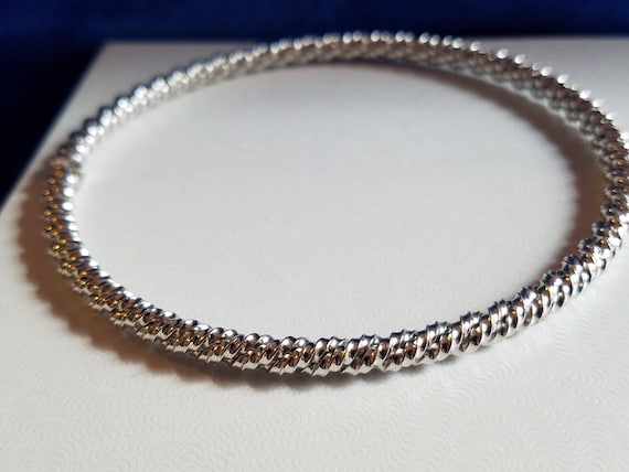 BA016 Stackable Bangle in Silver - image 1