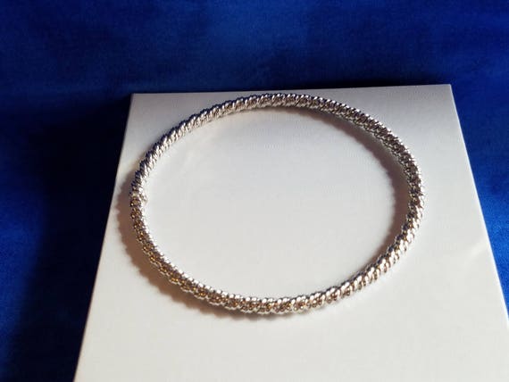 BA016 Stackable Bangle in Silver - image 2