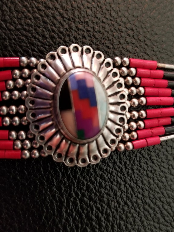 BR159 Southwestern Liquid Sterling Silver Bracele… - image 5