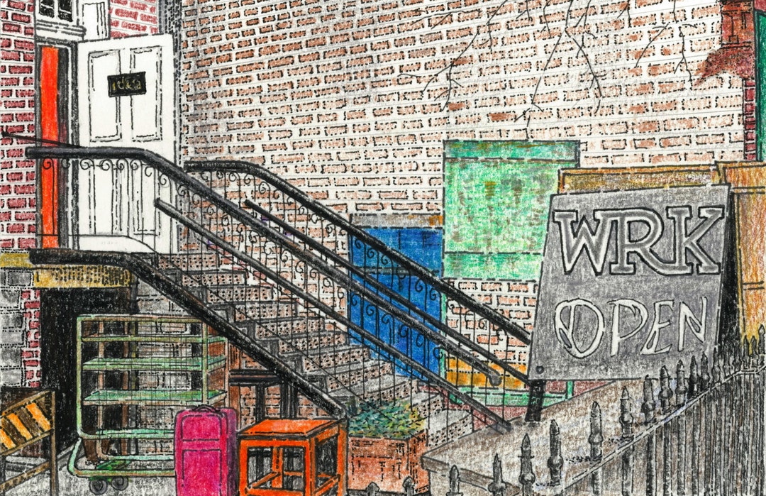 NEW YORK Design Store SOHO cities Series. Ink Etsy