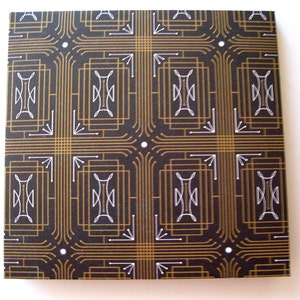 8 CD Envelopes CD boxes /brown and black Art Deco Disk Covers 1/8 depth packaging DVD envelopes gifting Photographer square envelope Wedding