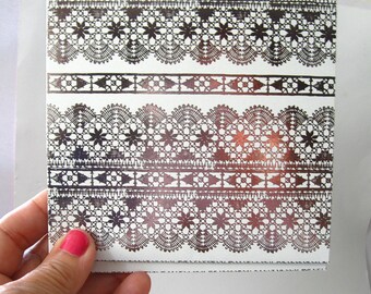 8 CD Envelopes white and bronze lace metallic Cover packaging Card Photo CD packaging gift DVD envelope Photographer square envelope Wedding