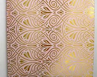 8 CD Envelopes pink and metallic gold Cover packaging Card Photo CD packaging gift DVD envelope Photographer square envelope Wedding 5x5 in